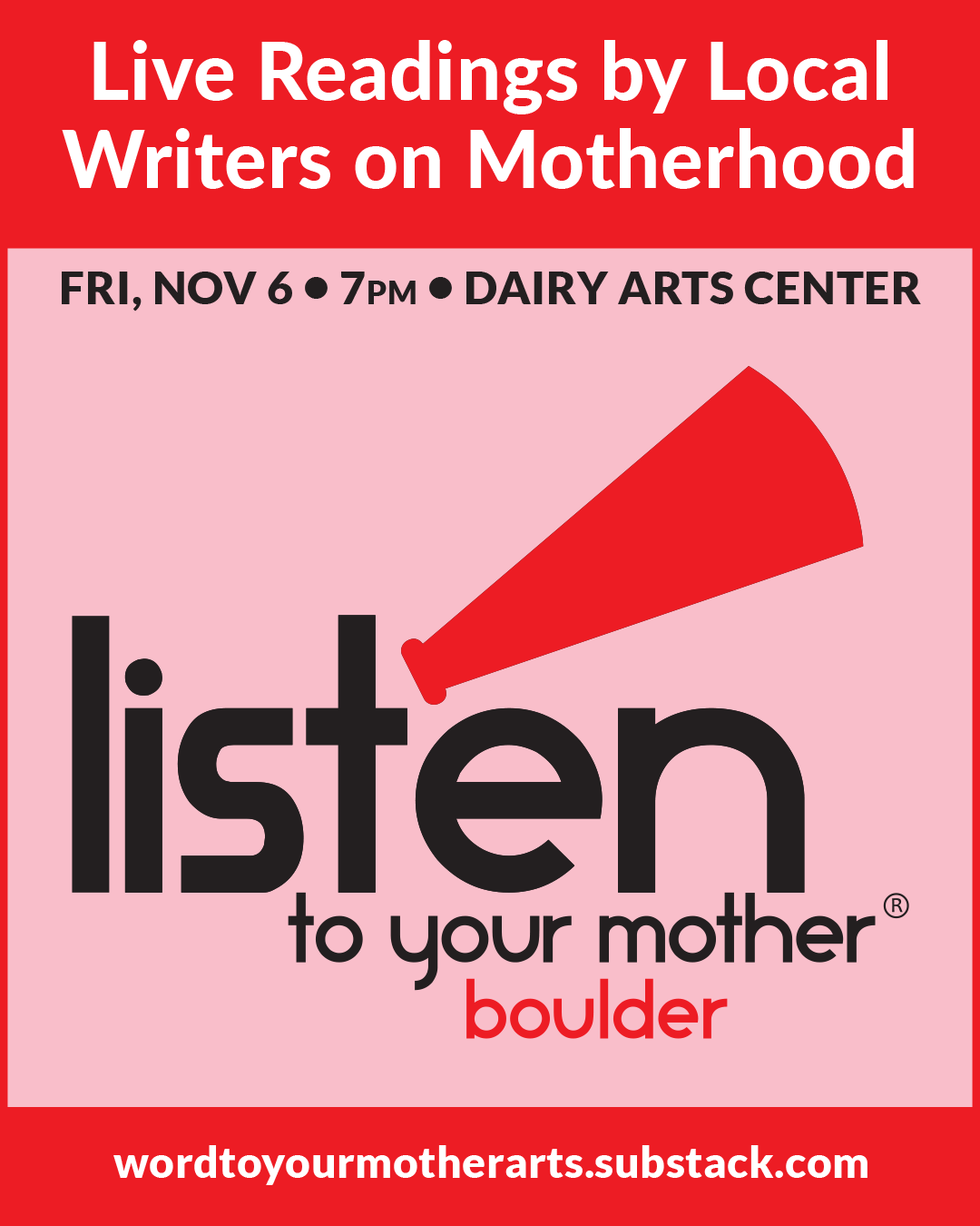 Listen To Your Mother Boulder Alumni Show